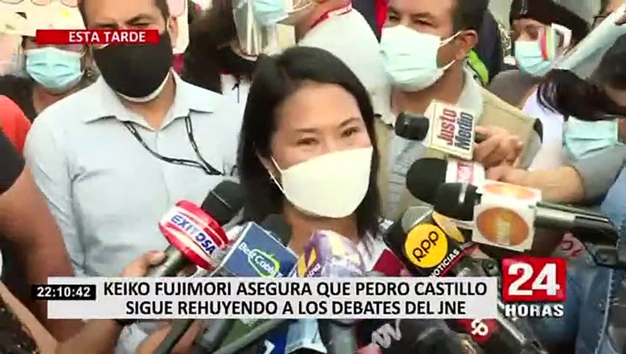Keiko Fujimori tilda de "machista" a Pedro Castillo