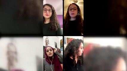 Mescid-i Aksa'yı savunurken göz altına alınan sanatçı Mariam Afifi, Filistin'in direnmeye devam edeceğini söyledi (1)