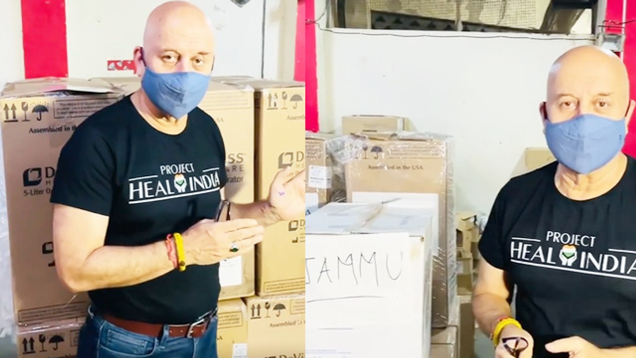 Anupam Kher Sends Medical Equipments To Various...