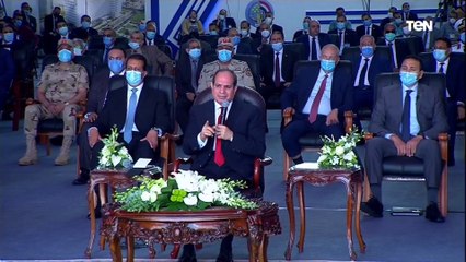 السيسي " للمصريين عن سد النهضة": اقلقوا ولكن ما تستعجلوش النتائج ولن يتم التفريط في حقوقنا