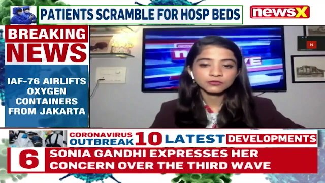 IAF-76 Airlifts O2 Containers From Jakarta _ Airlift Of Medical Supplies Continue _ NewsX