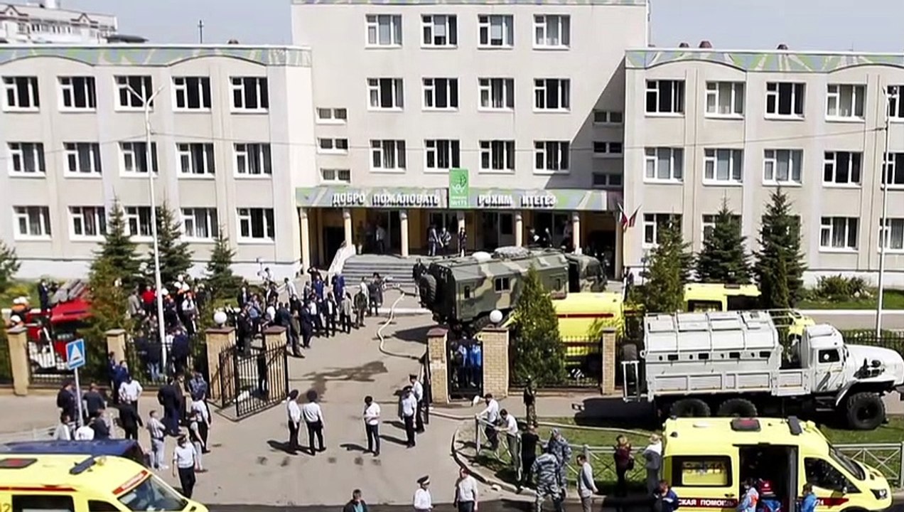 Schusswaffenangriff auf Schule in Russland: Viele Tote und Verletzte