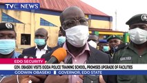 Governor Obaseki visits police training school, promises upgrade of facilities
