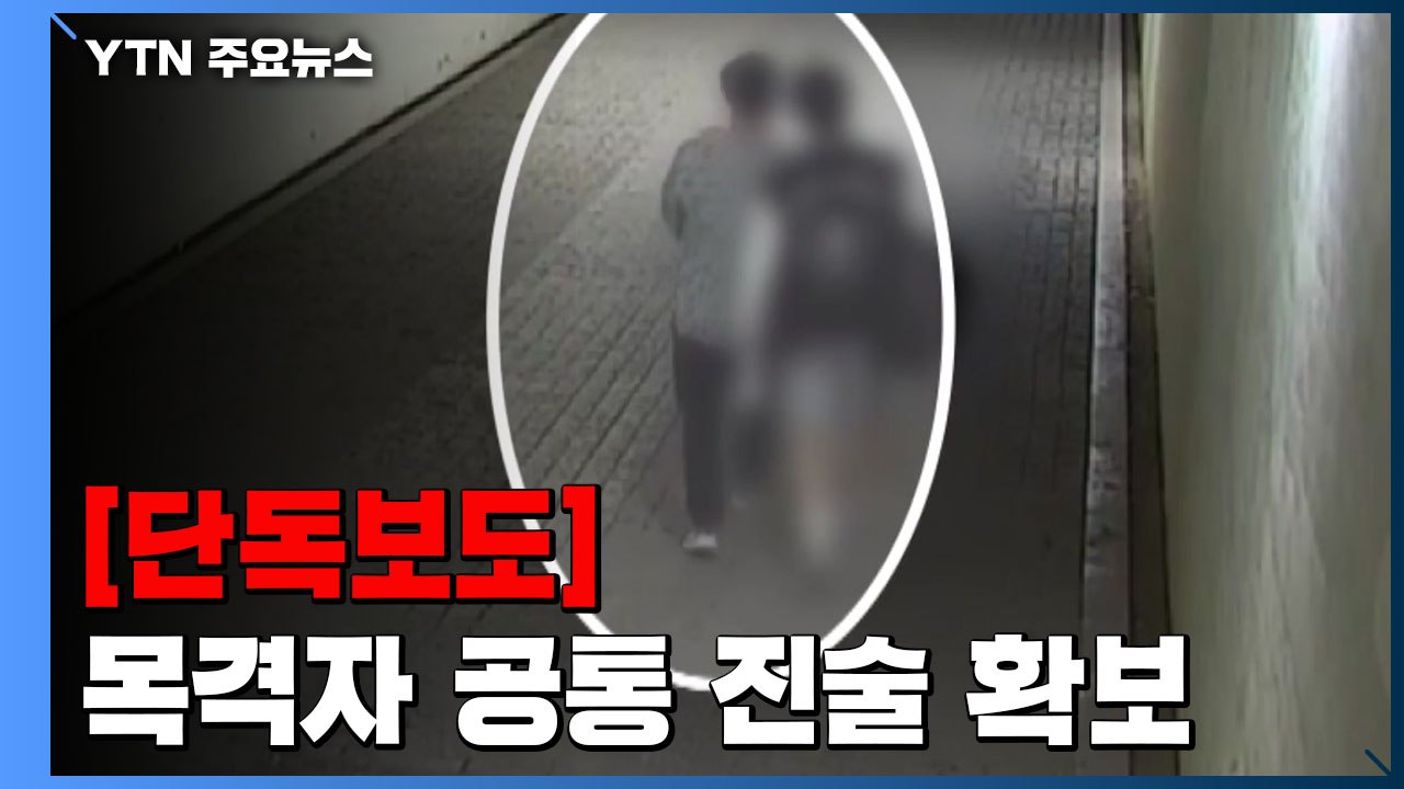 [단독] "새벽 3시 40분쯤 친구가 손정민 깨우고 있었다" 공통 진술 확보 / YTN
