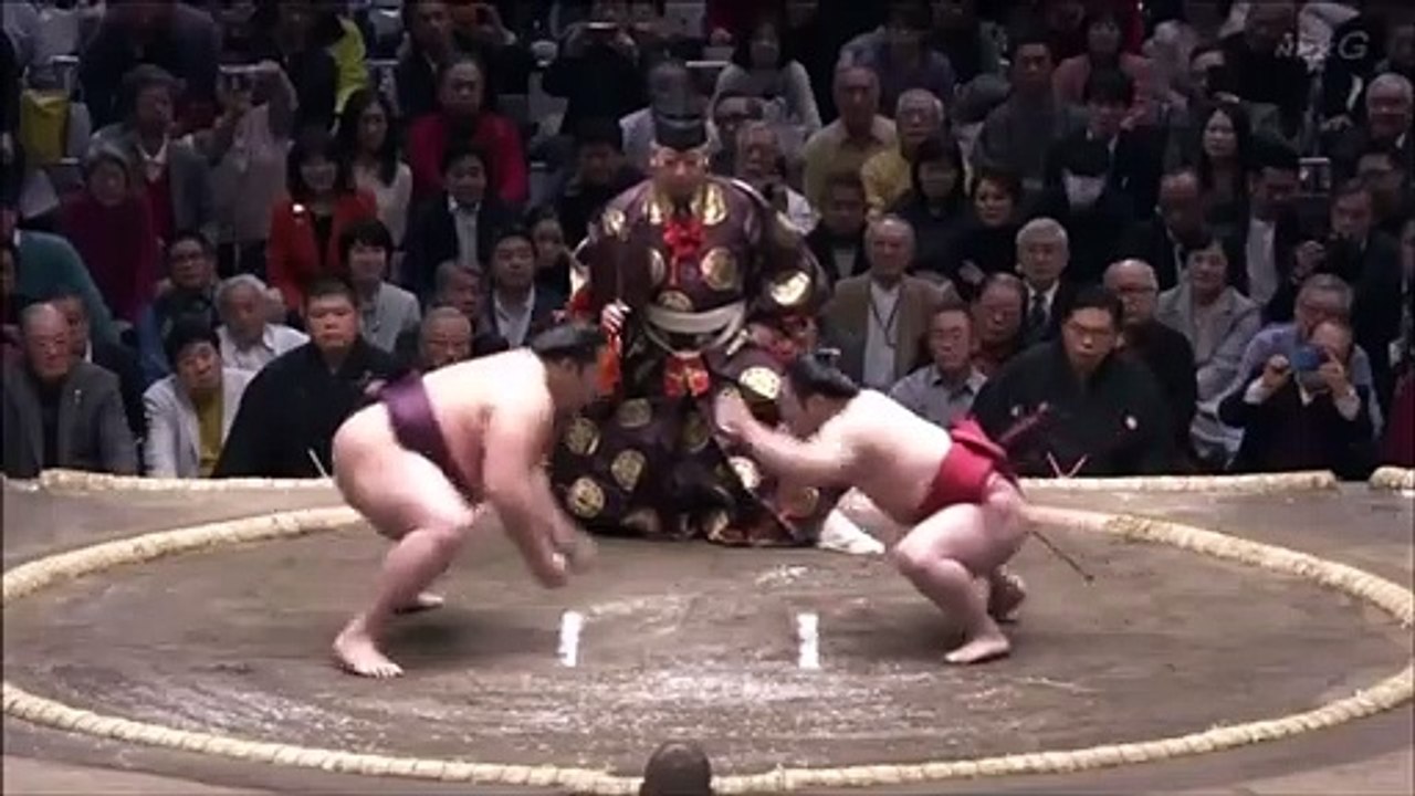 遠藤 vs 炎鵬 2020年大相撲初場所8日目 20200119