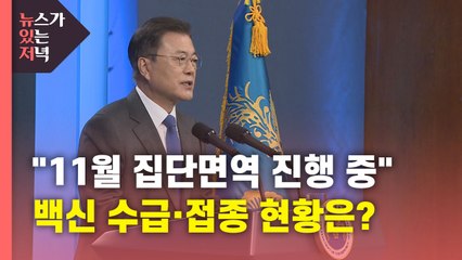 [뉴있저] 문 대통령 "11월 집단면역 진행 중"...백신 수급·접종 현황은? / YTN