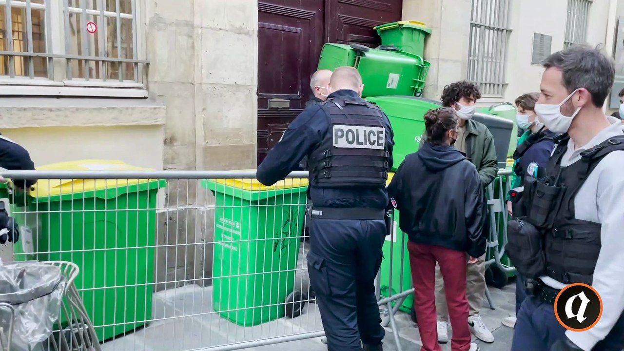Blocus 11 mai 2021 - Lycée Victor Hugo Paris 3e