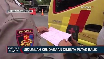Sejumlah Kendaraan Diminta Putar Balik Saat Penyekatan