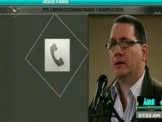 Jesús Faría: Estamos empujando la recuperación de la economía para atender todas las necesidades