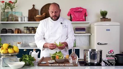 Giro d'Italia 2021 | Tappa 6 | Risotto alle erbe di campo, lepre marinata e kefir