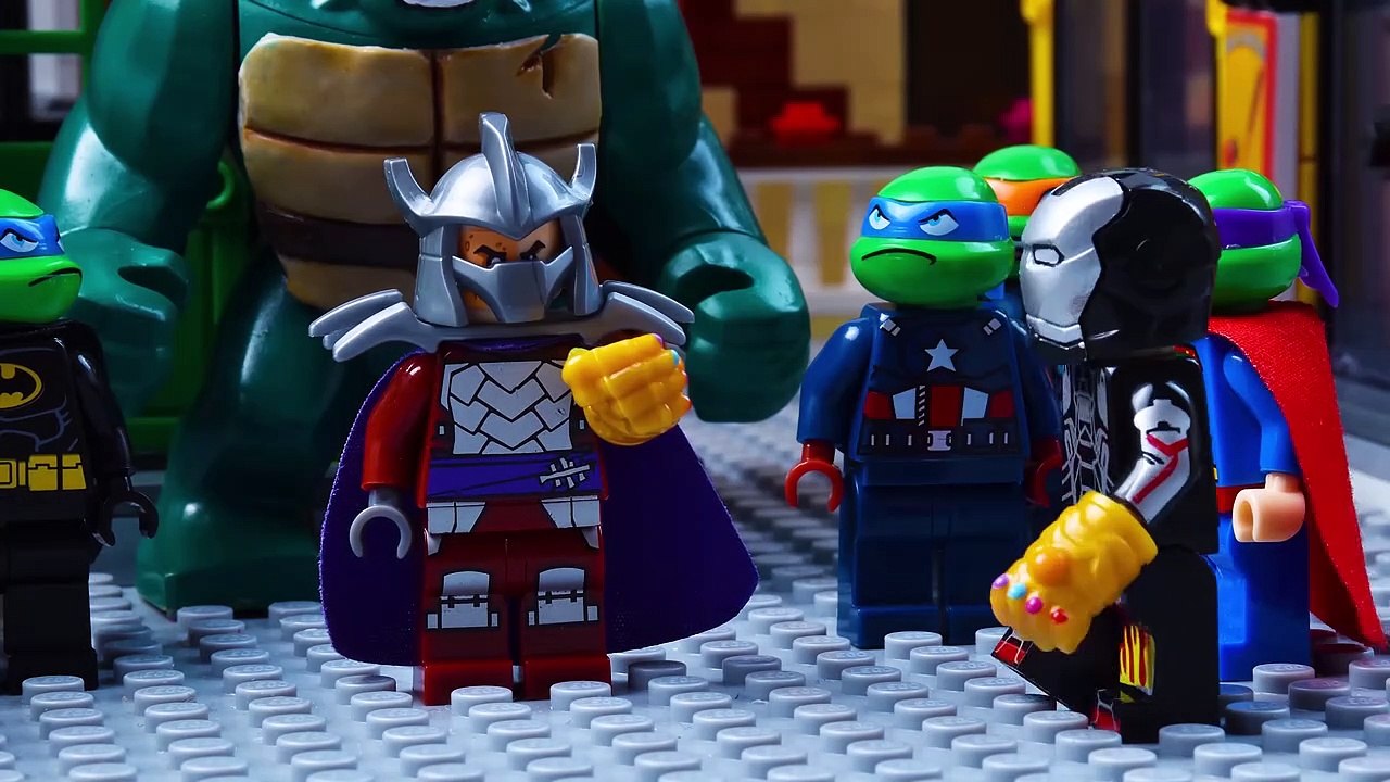 Lego Tmnt Avengers Vs Justice League As Ninja Turtles