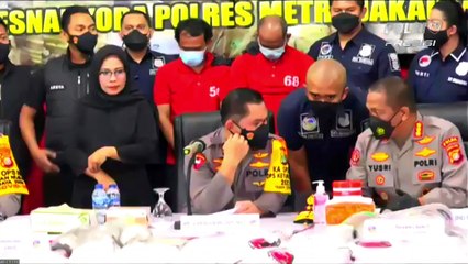 Konferensi Pers Pengungkapan Narkoba 301 Kg
