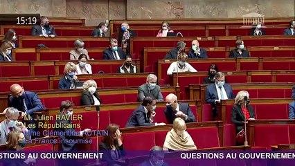 "Quand on est candidat à une élection de la République française, on ne se présente pas derrière un voile, on n'impose pas son choix religieux" (Julien Ravier)