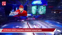 Putin, buz hokeyi maçında hünerini konuşturdu