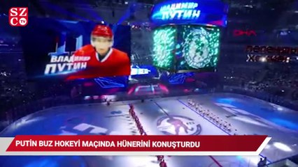 Putin, buz hokeyi maçında hünerini konuşturdu
