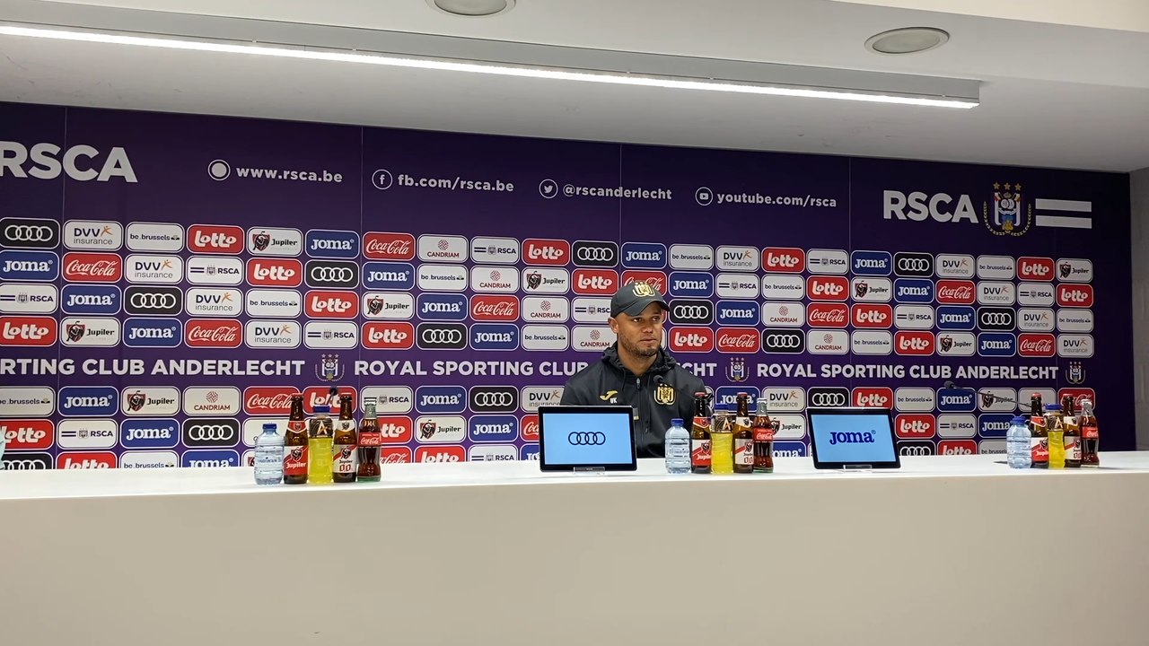Vincent Kompany (Anderlecht) avant le match contre Genk