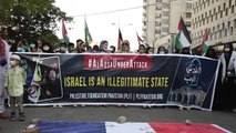 Pakistan'da İsrail'in Mescid-i Aksa ve Gazze'deki saldırıları protesto edildi