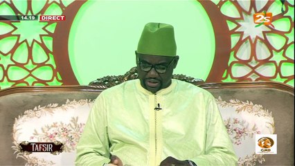 SUIVEZ TAFSIR AL KHOURANE AVEC OUSTAZ ABDOULAYE GAYE  / MARDI 11 MAI 2021