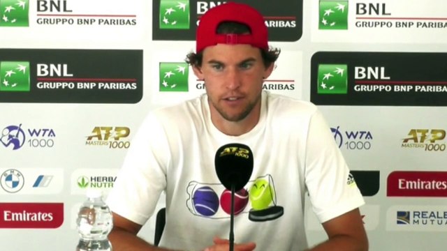 ATP - Rome 2021 - Dominic Thiem : It's amazing to have Roger Federer around...