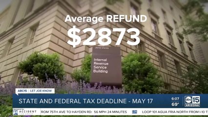 State and federal tax deadline looming: May 17