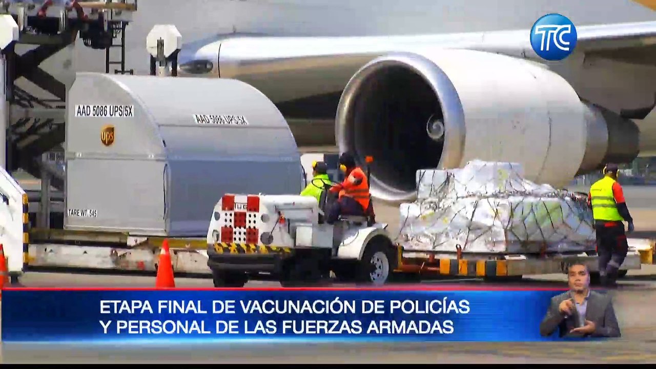 Se lleva a cabo la etapa final de la vacunación en Policías y Personal de las FF.AA