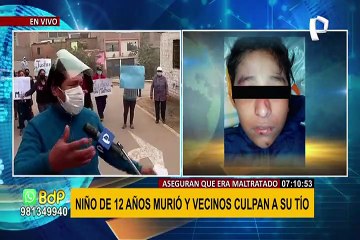 Niño hallado muerto en Huaycán: vecinos culpan a tío por constantes maltratos