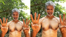 Fitness Freak Milind Soman ने 3 उंगलियों से किया ये, Video हुई Viral ! | FilmiBeat