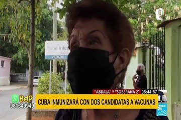 “Abdala” y “Soberana 2”: Cuba inmunizará con sus dos candidatas a vacuna contra covid-19