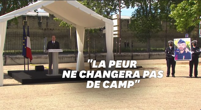 À l'hommage national pour Éric Masson, Castex promet de ne jamais plier face aux trafics