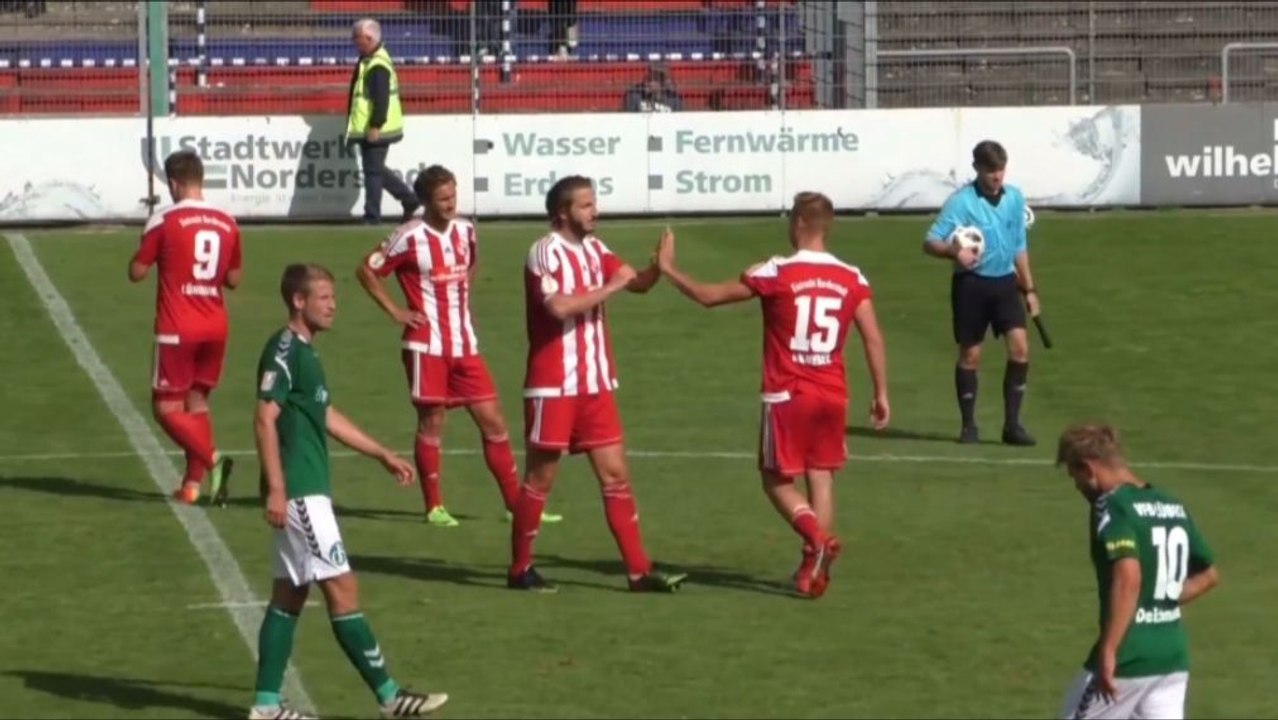 Umkämpfter Regionalliga-Fight - Höcker sichert Norderstedt Punkt