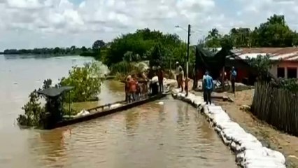 Alerta máxima por crecimiento del río Cauca en corregimientos de Bolívar