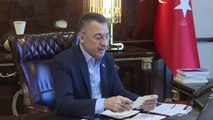 Cumhurbaşkanı Yardımcısı Oktay, Özbekistan Başbakan Yardımcısı Umurzakov ile telefonda görüştü