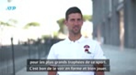 Djokovic : "L'entraînement avec Murray me rappelle des bons vieux souvenirs"