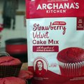 Archana'S Kitchen Strawberry Velvet Cake Mix Recipe  - Pressure Cooker Method