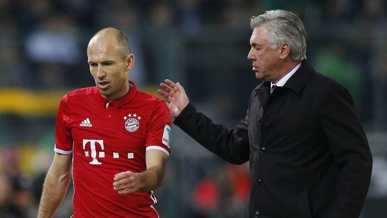 Robben lässt Frust raus - Ancelotti beschwichtigt