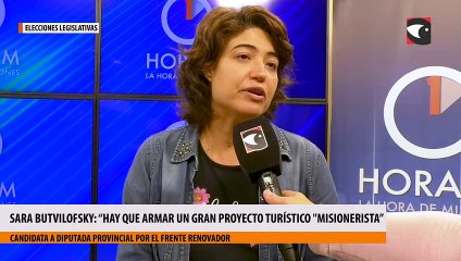 Sara Butvilofsky: “Hay que armar un gran proyecto turístico misionerista”