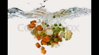 How To Water Splash Photography On Fresh Vegetables