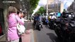 ESPAÑA | Miles de repartidores autónomos protestan contra la ley que los convierte en asalariados