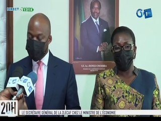 RTG/ Echange entre le secrétaire général de la ZLECAF et le ministre de l’économie