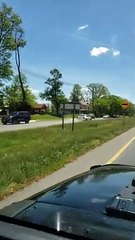 Driver Under the Influence Destroys Road Sign