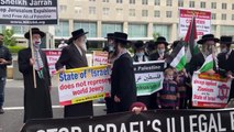WASHINGTON - İsrail'in Mescid-i Aksa'ya yönelik saldırıları protesto edildi