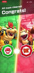 Mario Kart Tour - Cups All Cleared Animation (Bowser vs. DK Tour)