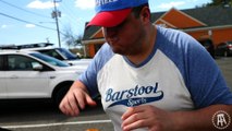 The Vintage Barstool Softball Jersey Combined With A Burger Is Very Easy On The Eyes