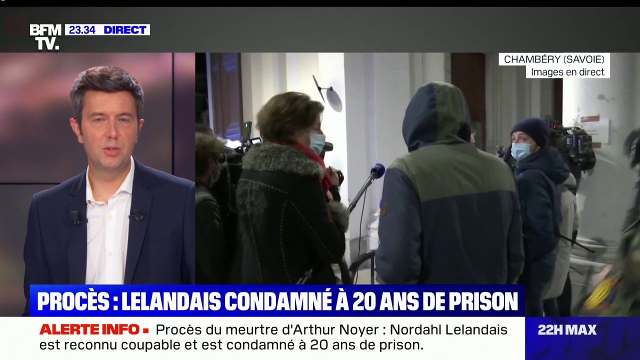 Nordahl Lelandais condamné à 20 ans de prison pour le meurtre d’Arthur Noyer