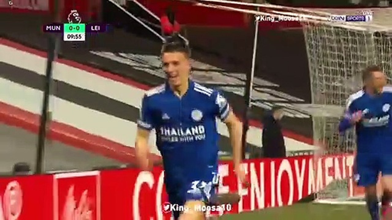 مانشستر يونايتد 1 × 2 ليستر سيتي | اهداف اللقاااء بصوت رؤوف خليف ⚽