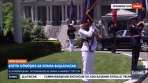 Başkan Trump, Erdoğan'ı kapıda karşıladı