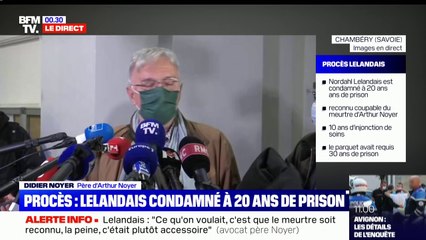 Didier Noyer après la condamnation de Nordahl Lelandais: "La quantité de la peine ne m'appartient pas, ça ne nous ramènera pas Arthur":