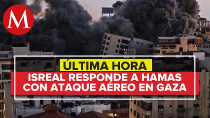 Cae edificio de al menos 12 pisos en Franja de Gaza tras bombardeo de Israel