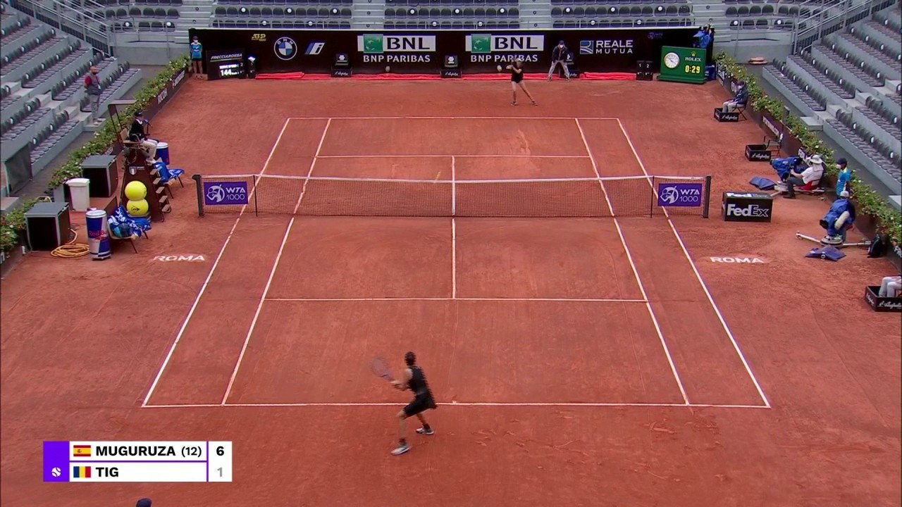 Muguruza v Tig | Italian Open Match Highlights