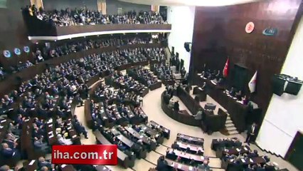 AK Parti grubuna genel başkan olarak son hitap